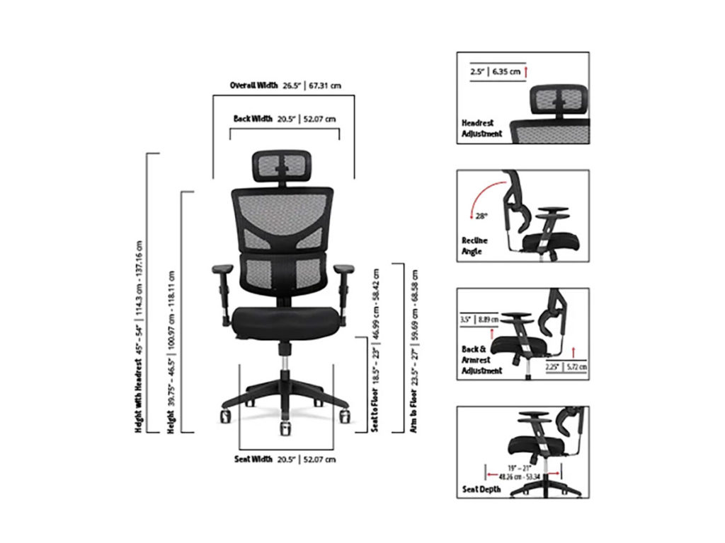 XBasic DVL Task Chair Collection Office Furniture Direct