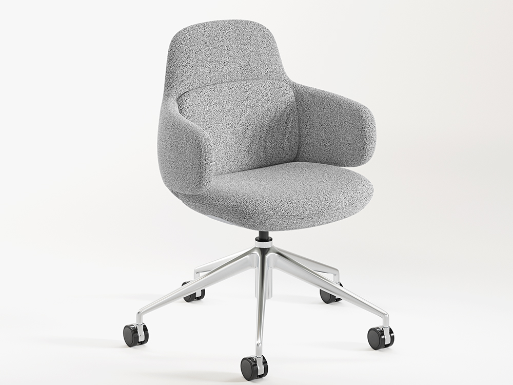 Viva Club Chair - Aluminum - Image 2