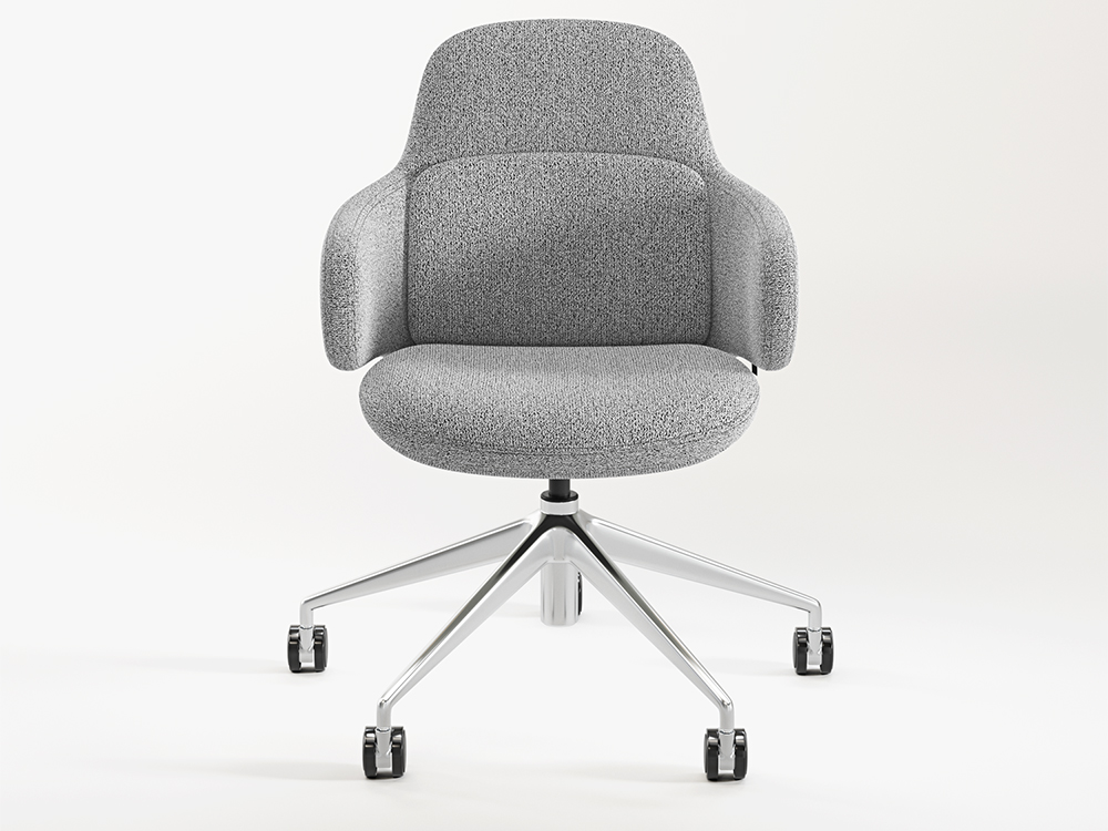 Viva Club Chair - Aluminum - Image 3