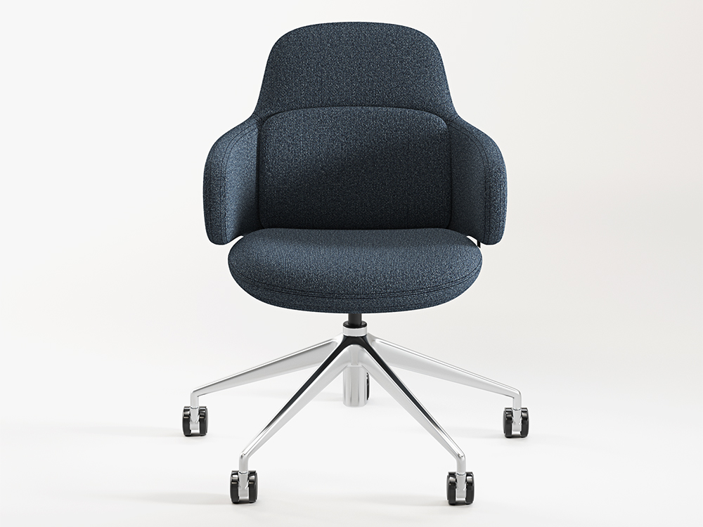 Viva Club Chair - Aluminum - Image 8