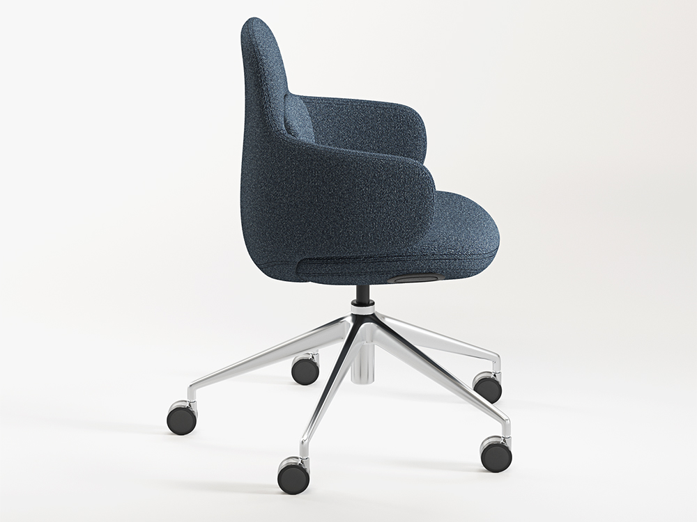 Viva Club Chair - Aluminum - Image 9